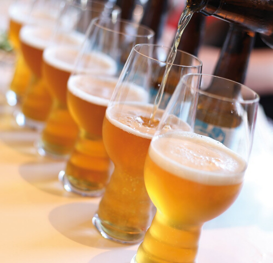 Classic design Wholesale Pilsner Beer Water Juice Drinking Glass with OEM Decals for Beer Drinking pilsner beer glass cup