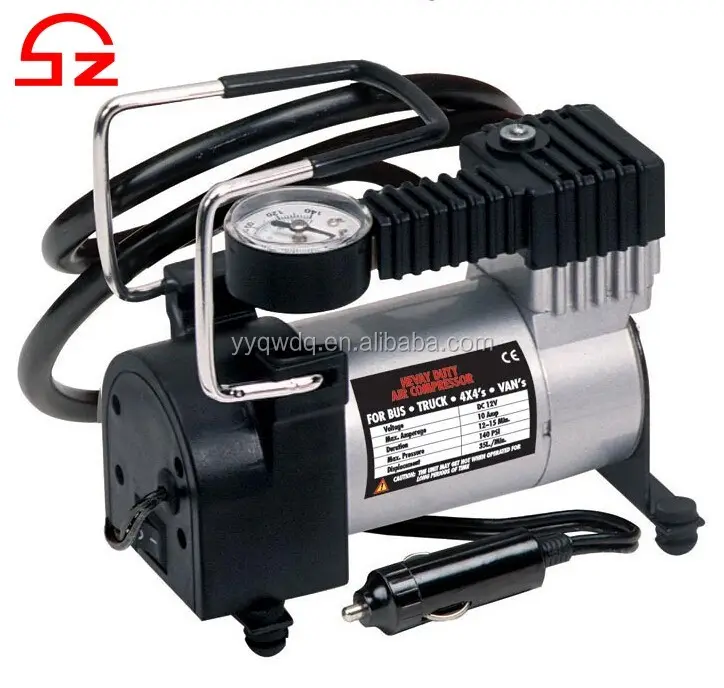 12 volt mini tornado compressor de ar do pneu inflator