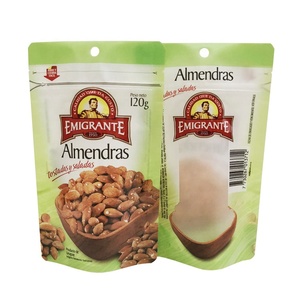 Impresión digital precio bajo plástico mate Stand Up zip bag nueces secas bolsas de embalaje galleta reutilizable comestible Stand Up Mylar bag - Product Image 1