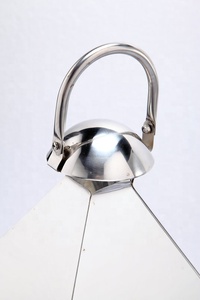 Grand bougeoir en verre en acier inoxydable personnalisé pour jardin Ensembles de lanternes de mariage Décoration de Noël funéraire décorative Lanternes en or - Product Image 3