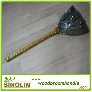 Chất Lượng Cao Tự Nhiên Mềm Cỏ Chổi Với Tay Cầm Bằng Gỗ Thanh Cho Làm Sạch Sản Phẩm Và Quét Công Cụ Sản Xuất Tại Trung Quốc - Product Image 2