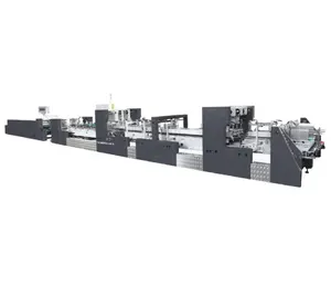 Automatic High Speed 6 corner box Folder-gluer/Folding/Gluing Machine