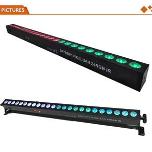 <strong>Battery</strong> Remote Control Led 24*3W RGBW Stage bar Wash bar Led Wall Wash Uplight <strong>Indoor</strong> Wall Wash <strong>Light</strong> - Product Image 3