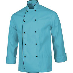 Promozionale OEM all'ingrosso mezza manica nero cuoco vestiti del cappotto vino rosso da cucina dell'hotel ristorante cuoco uniforme - Product Image 4