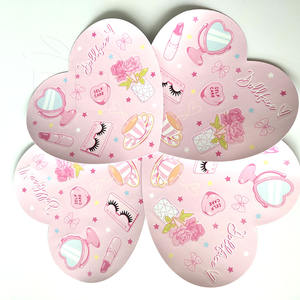 ทำให้คุณเป็นเจ้าของโลโก้ Kawaii ไวนิลแต่งหน้าจูบตัดแผ่นสติกเกอร์ - Product Image 6