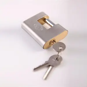New coming good quality many colors personalized silver safety lockout brass padlock