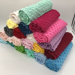 <span class=keywords><strong>Haida</strong></span> 100涤纶针织minky dot面料婴儿毛毯 - Product Image 2