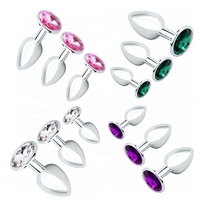 Juguetes Sexuales con Logotipo Personalizado, Tapón Anal de Metal, Terapia Sexual, Estimulación Anal, Juguetes Sexuales para Adultos, Joyería de Metal, Tapón Anal