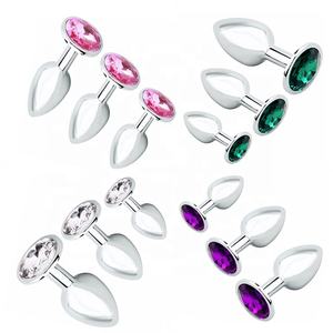 Kunden spezifisches Logo Spielzeug Metall Butt Plug Sex Therapie Anal Stimulation Adult Sexspielzeug Metalls chmuck Anal Butt Plug - Product Image 2