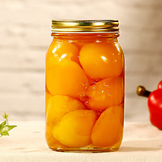 Food storage glass with for honey fruits nuts portable glass jar with lid
