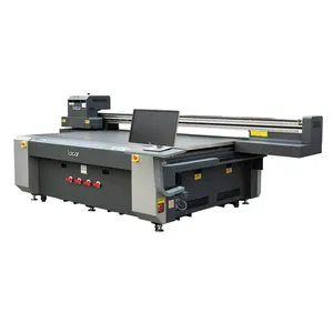 Hot koop flatbed Flatbed digitale printer UV 2513 voor mentale plaat