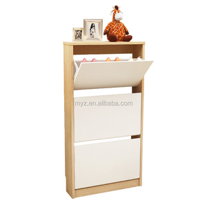 Venta caliente del gabinete del zapato <span class=keywords><strong>de</strong></span> madera moderna del gabinete del zapato para la sala - Product Image 6