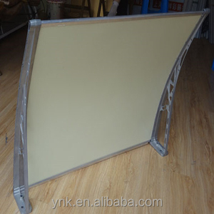 Telaio in alluminio finestra di fronte porta baldacchino e in policarbonato baldacchino tenda da sole per la protezione solare - Product Image 4