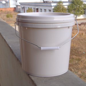 20L Plastic White Round Paint Bucket