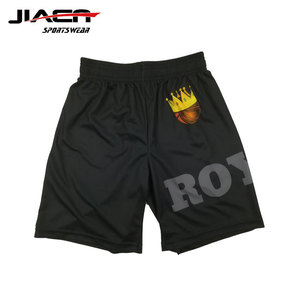 Shorts de basket-ball pour hommes, blancs, neufs, en gros, personnalisés, 100% polyester, sublimés - Product Image 3