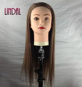 LINDAL Tóc Salon Thiết Bị Tự Nhiên Tóc Mannequin Barber Đào Tạo Trưởng, Chuyên Nghiệp Hairdressing Styling Đào Tạo Trưởng