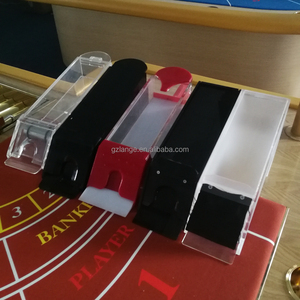 Casino-tarjeta de Baccarat personalizada, gruesa, acrílica, para zapatos, distribuidor de póker, 8 tarjetas de cubierta - Product Image 1