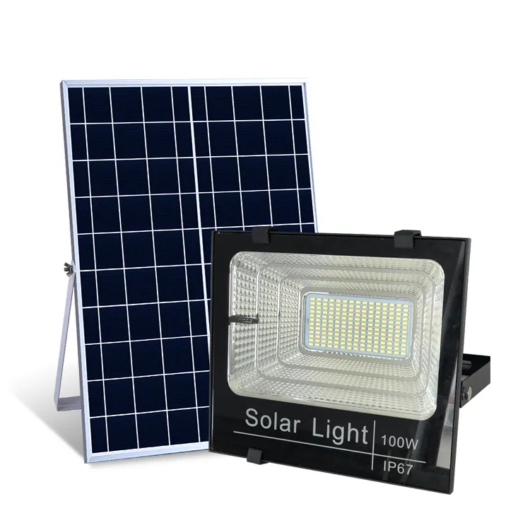 Bridgelux 태양 정원 빛 정원 SMD IP67 10w 25w 40w 60w 100w 태양 led 정원 빛을 위한 방수 옥외 태양 램프