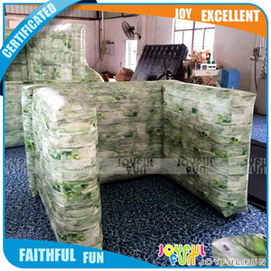 Comercio <span class=keywords><strong>al</strong></span> por mayor inflable <span class=keywords><strong>paintball</strong></span> diseño u obstáculo pared ocultar juego - Product Image 1