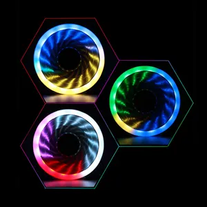 120mm 12V Desktop Computer PC LED RGB Gehäuse Gaming Luftkühler Lüfter