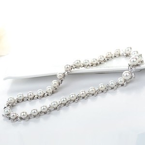 Teemi gros nouvelle conception de haute qualité 2015 femmes élégantes Sea Shell Perle luxe de mariée mariage Bijoux Colliers Cho - Product Image 4