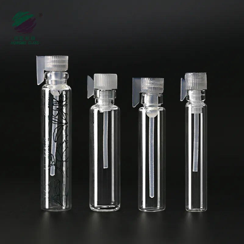 0.5ml 1ml 2ml 3ml 5ml mini klar glas fläschchen rohr parfüm probe flasche kleine parfüm tester flasche