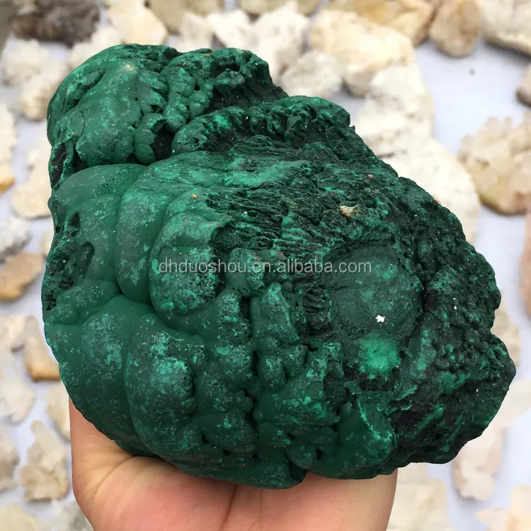 Atacado Pedras de Cristal De Rocha Mineral Espécimes Natural Raw Verde Malaquita Áspero