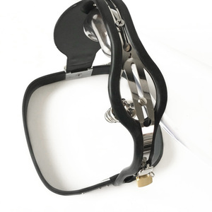 Nouvelle ceinture de <span class=keywords><strong>chasteté</strong></span> à miroir masculin en acier inoxydable 316L avec <span class=keywords><strong>cage</strong></span> à bite et prise anale ceinture réglable ceintures de <span class=keywords><strong>chasteté</strong></span> pour garçons - Product Image 3