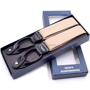 <span class=keywords><strong>Tirantes</strong></span> <span class=keywords><strong>con</strong></span> Botones Planos en la Espalda en Forma de Y para Hombre y Mujer, <span class=keywords><strong>Tirantes</strong></span> <span class=keywords><strong>con</strong></span> Accesorios de Cuero de Microfibra para Uso Diario - Product Image 4