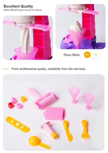 Machine à crème glacée magique pour enfants, pâte à <span class=keywords><strong>modeler</strong></span>, argile à séchage à l'air, pâte à <span class=keywords><strong>modeler</strong></span> douce, ensemble de jouets en argile - Product Image 3