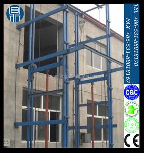 Vertical raíl principal de carga de plataforma elevadora hidráulico/carga ascensor - Product Image 5