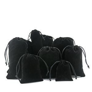 Fabricant direct, sacs à bijoux en chaîne de haute qualité avec logo personnalisé, vente en gros de pochettes en velours pour bagues, montres, rangement et emballage - Product Image 1