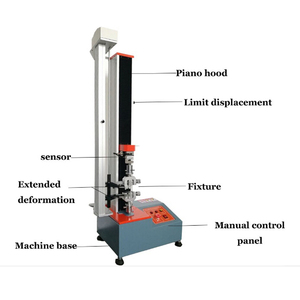 Testador elástico computadorizado para fio/têxtil/plástico ASTM D5035 e alta precisão compatível com ISO 13934 - Product Image 3
