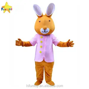 Famoq 1 pccs गर्म बिक्री प्लश बंनी खरगोश शुभंकर पोशाक