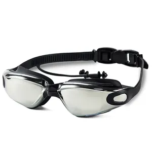 Profesyonel anti UV yüzme gözlükleri anti sis yetişkinler için