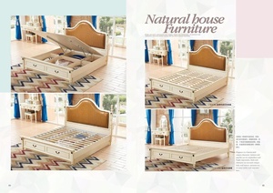 Juego de Muebles de Dormitorio de Lujo Estilo Antiguo, Fabricado con Madera Maciza <span class=keywords><strong>y</strong></span> MDF, Juego de Cama Completo con Edredón - Product Image 4