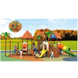 Parc d'attractions toboggan pour enfants, nouveaux produits de grande taille, terrain de jeux d'extérieur, navire de Pirate en bois - Product Image 6