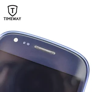 Layar Sentuh Display Pengganti untuk Samsung Galaxy S3 Mini I8190 Super AMOLED LCD Neo I9300i I9300 I9305 dengan Bingkai