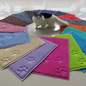 Esterilla de <span class=keywords><strong>PVC</strong></span> con diseño de pata de perro para gatos, accesorio para camas de animales, para lavar a mano, 240 g/unidad - Product Image 5