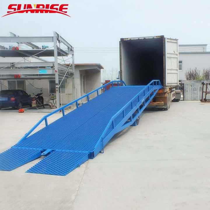 Stationary Adjustment Height Truck Loading Ramp,yard Ramp Hydraulic ...