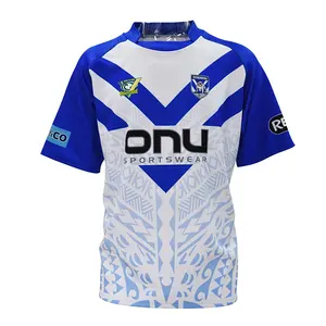 Polo de bonne qualité en Jersey, tenue personnalisée à Sublimation, tissu de Rugby, nouveau Style