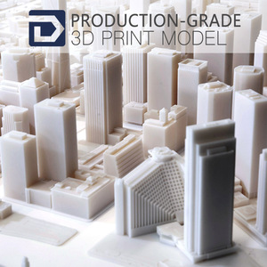 Específico detallado <span class=keywords><strong>3D</strong></span> objetos impresos crea modelos en blanco, negro o transparente resina <span class=keywords><strong>3D</strong></span> impreso casa - Product Image 2