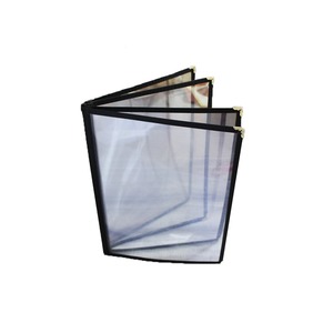 Le menu Yimi Leather A4 Clear PET Cafe couvre 8 vues et 4 pages d'un fournisseur de confiance - Product Image 3
