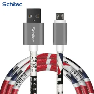 Computer micro leather usb 2.0 cable pin bulk phone charger OEM customized White Schitec New protector leather 12 bulk cn gua