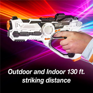 DWI Thẻ Trò Chơi Súng Laser Blaster Hồng Ngoại Đồ Chơi Trò Chơi Laze Tương Tác Với Ánh Sáng Và Âm Thanh - Product Image 6