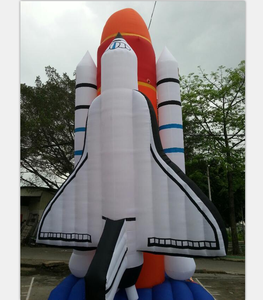 Avion gonflable géant de 6 mètres (20 pieds) de haut, dirigeable gonflable géant, <span class=keywords><strong>navette</strong></span> spatiale <span class=keywords><strong>NASA</strong></span> pour la décoration publicitaire - Product Image 1