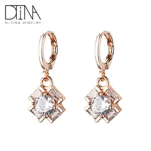 DTINA Costume Jewelry Accessories Cubic Zirconia Earrings For Memento Gifts