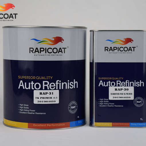 easy sanding excellent anti corrosion properties 2K medium filler primer hardener spray paint