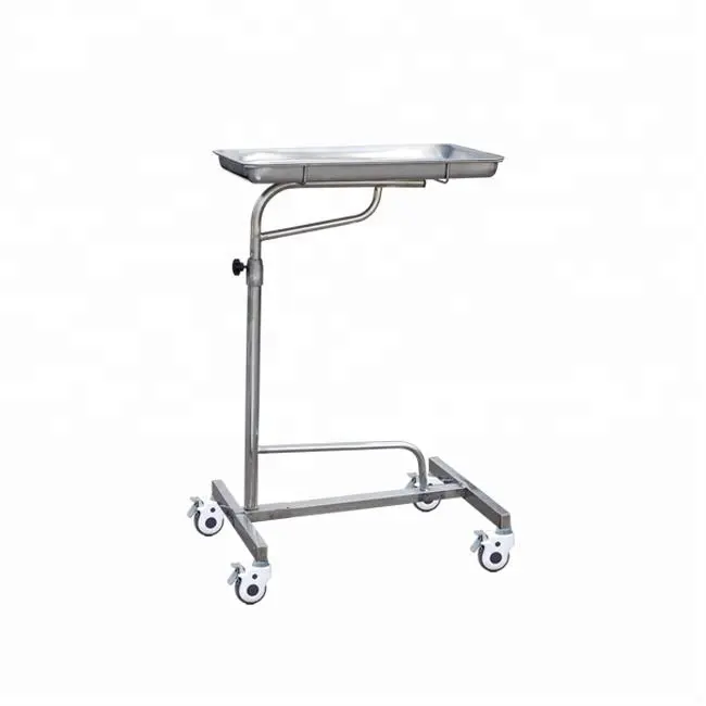 B-42 stainless steel hospital trolley surgical instrument table for operation