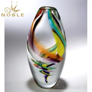 Custom Impressive Beautiful Award Trophy Decorative Art Glass Sculpture